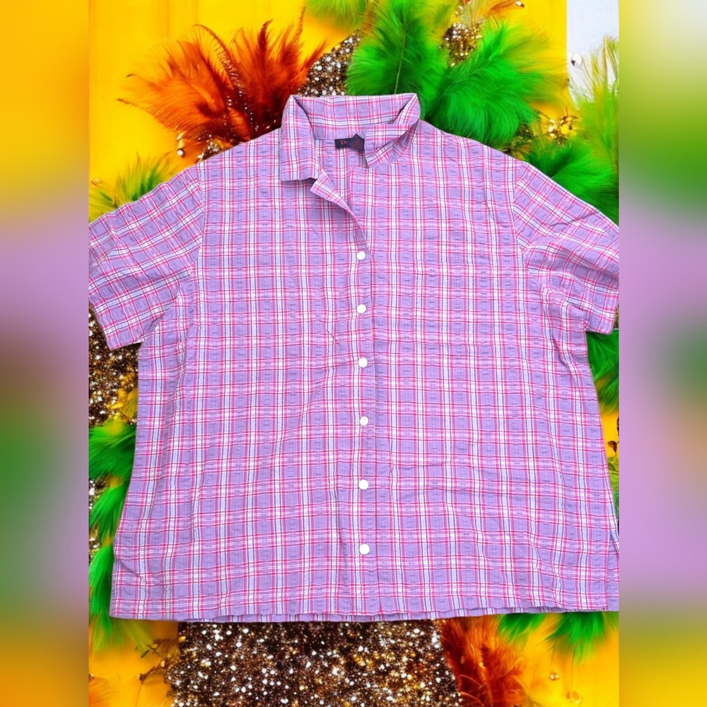 *0579 Denim & Co Textured Shirt Women 1X